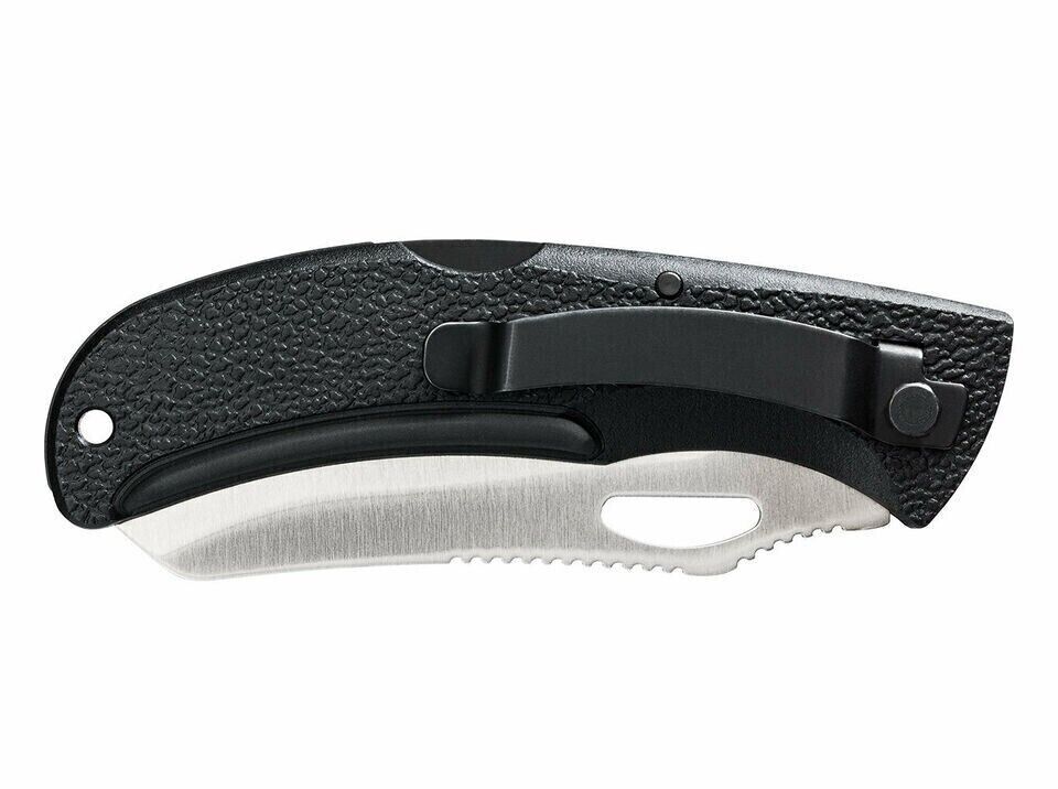 Gerber EZ Out DPSF S30V Black Seratted Satin Folding Knife 01643G