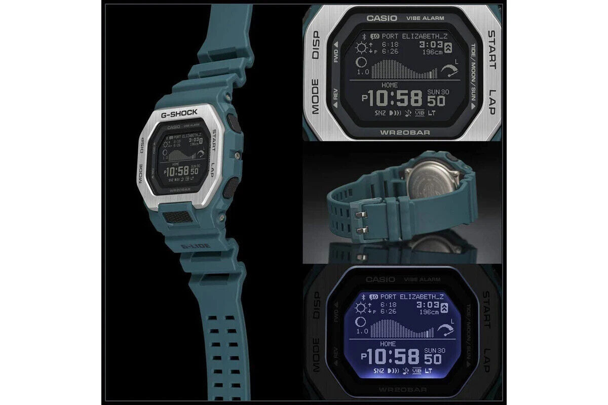 Casio G-Shock G-Lide Series GBX-100-2 - Analogue/Digital Watch Blue / Green