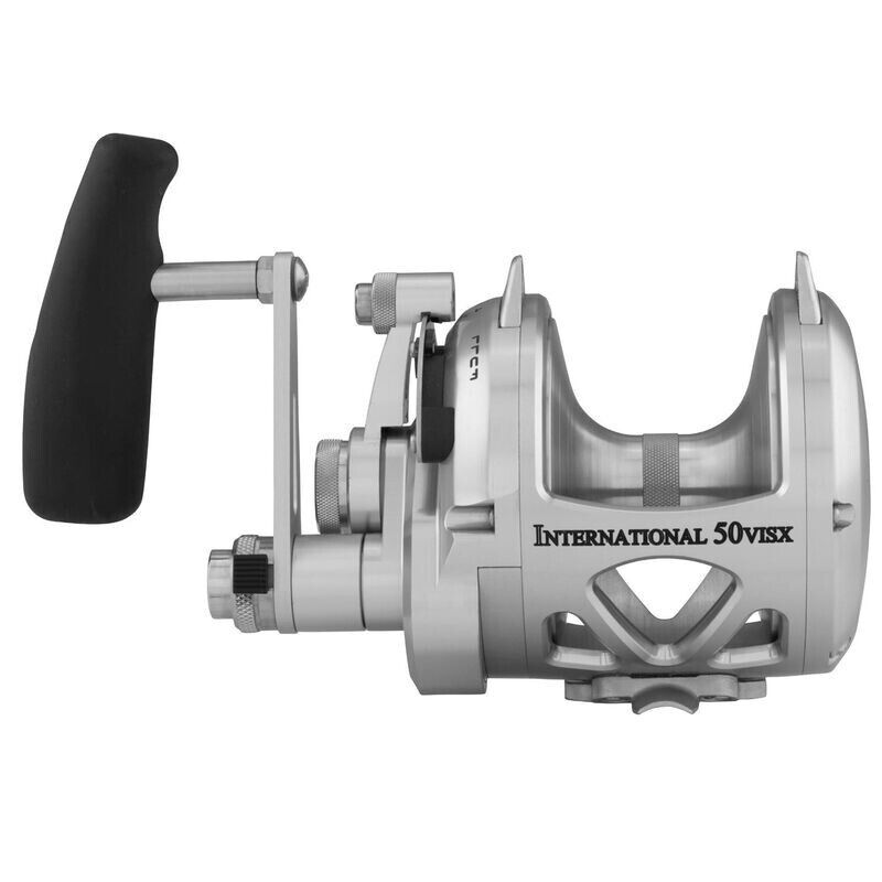 Penn INTERNATIONAL 50VISXS SILVER Series Two 2 Speed Reel - BRAND NEW + 50 VISXS