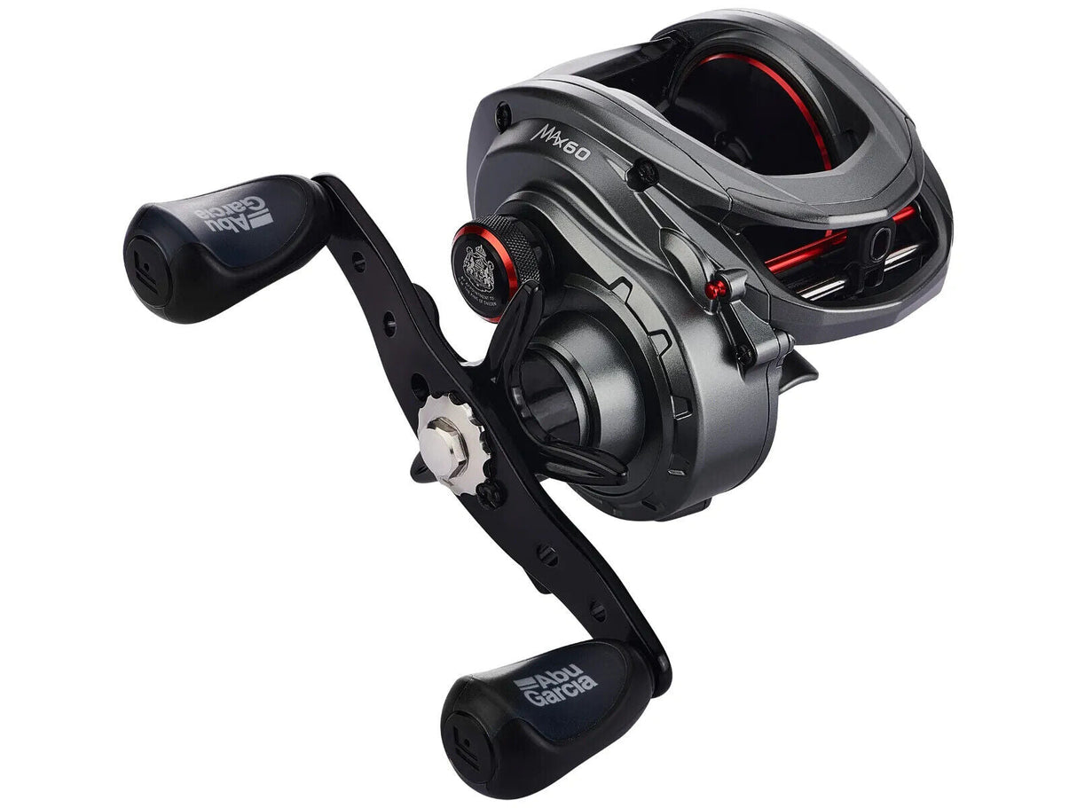 Abu Garcia Max 4 MAX4 LP 60 Baitcaster Fishing Reel + Braid