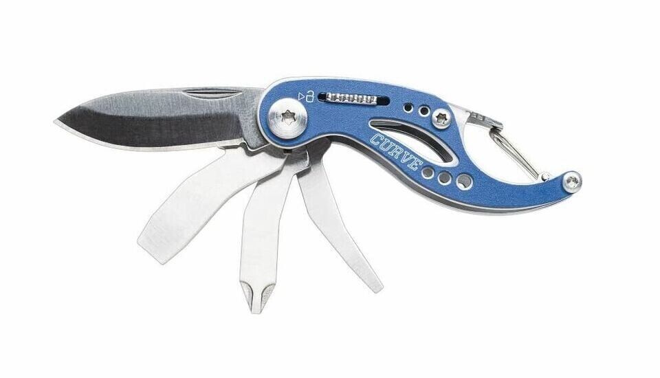 Gerber Curve Blue Mini Multi Tool knife 31-000116 CLIP-N-GO