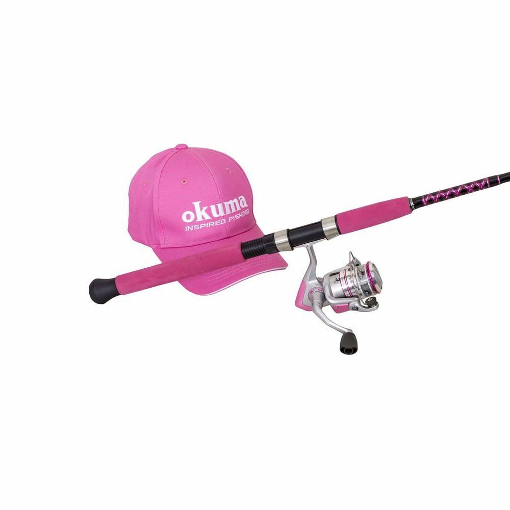 NEW RAPALA Femme Fatale Pink 662SPL Light Spin Rod & Reel Combo 2 Piece 3-5 kg