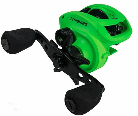 13 FISHING INCEPTION Sport Z - Baitcast Reel LEFT Hand - 7.3:1 Ratio + Braid