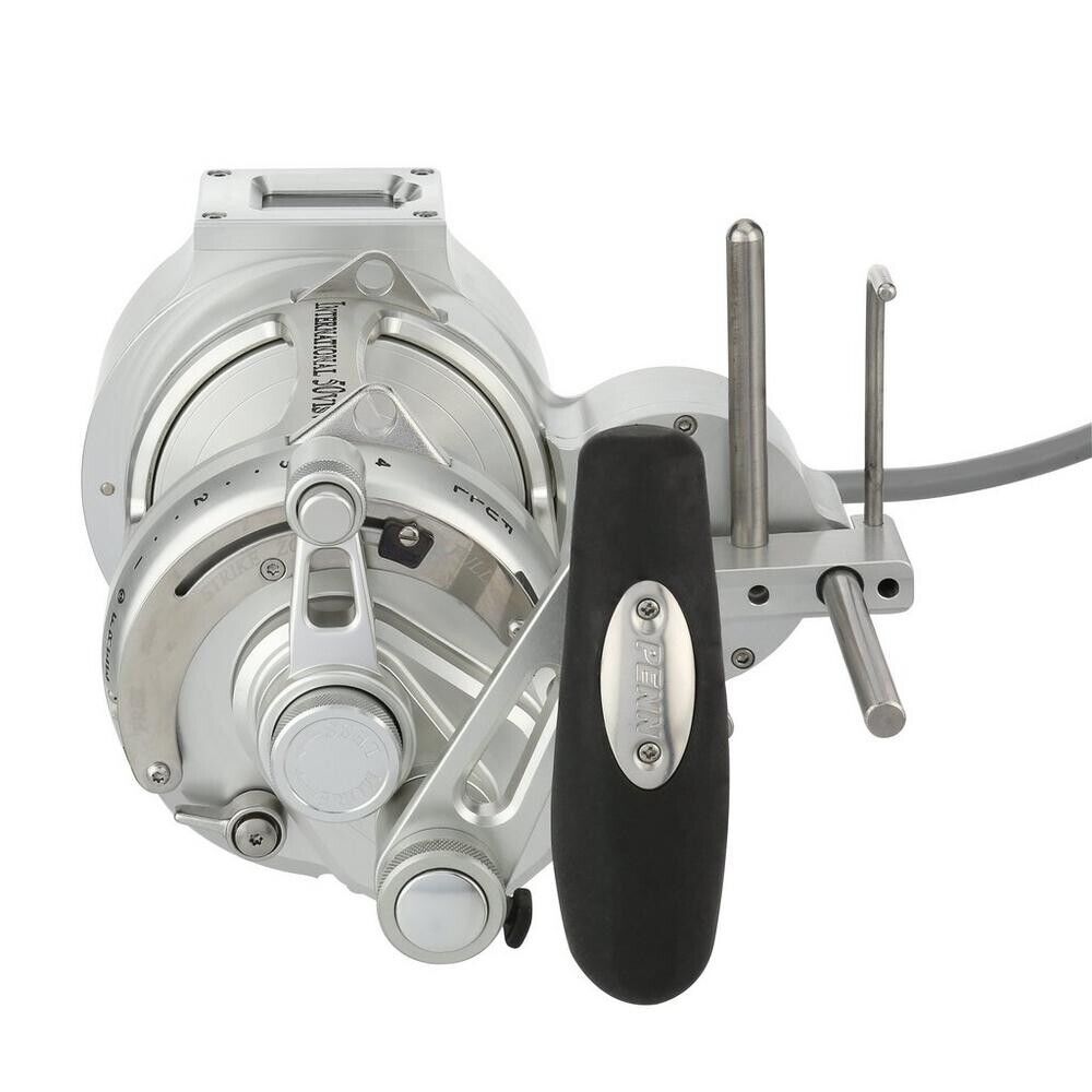 Hooker Electric Penn INTERNATIONAL VI INT50VISWSAS AutoStop Fish Overhead Reel