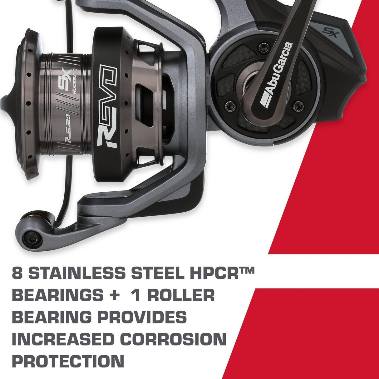 NEW 2023 - Abu Garcia Revo SX Spinning Reel - 10 Spin SX10 REVO3 SX + Warranty