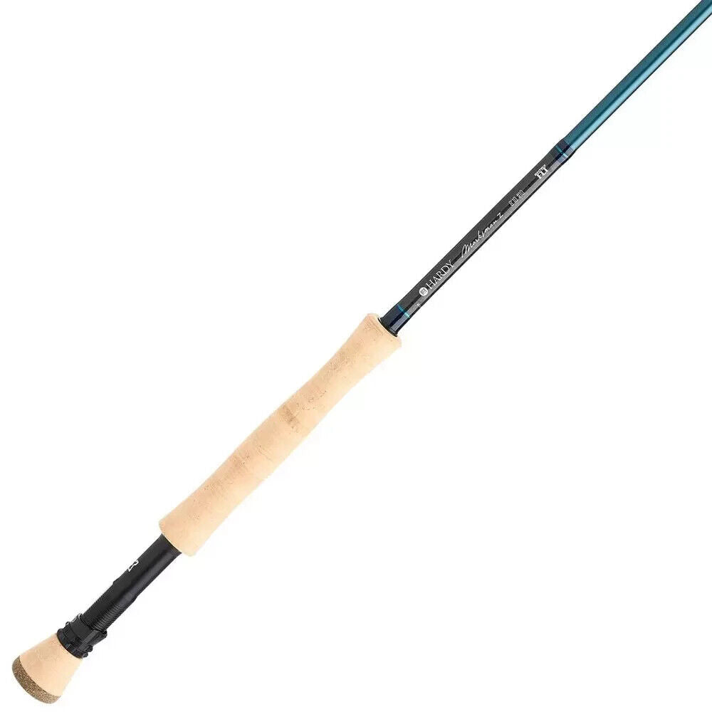 Hardy Marksman Z Fly Fishing Rod 9' #10 HROMAZ9010 4 Pce Gulfstream Blue