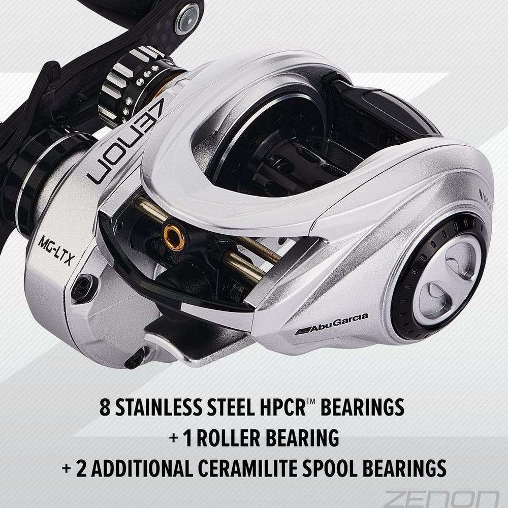 Abu Garcia Zenon MG-LTX LP Baitcaster RH Fishing Reel NEW 2022 + Free Braid
