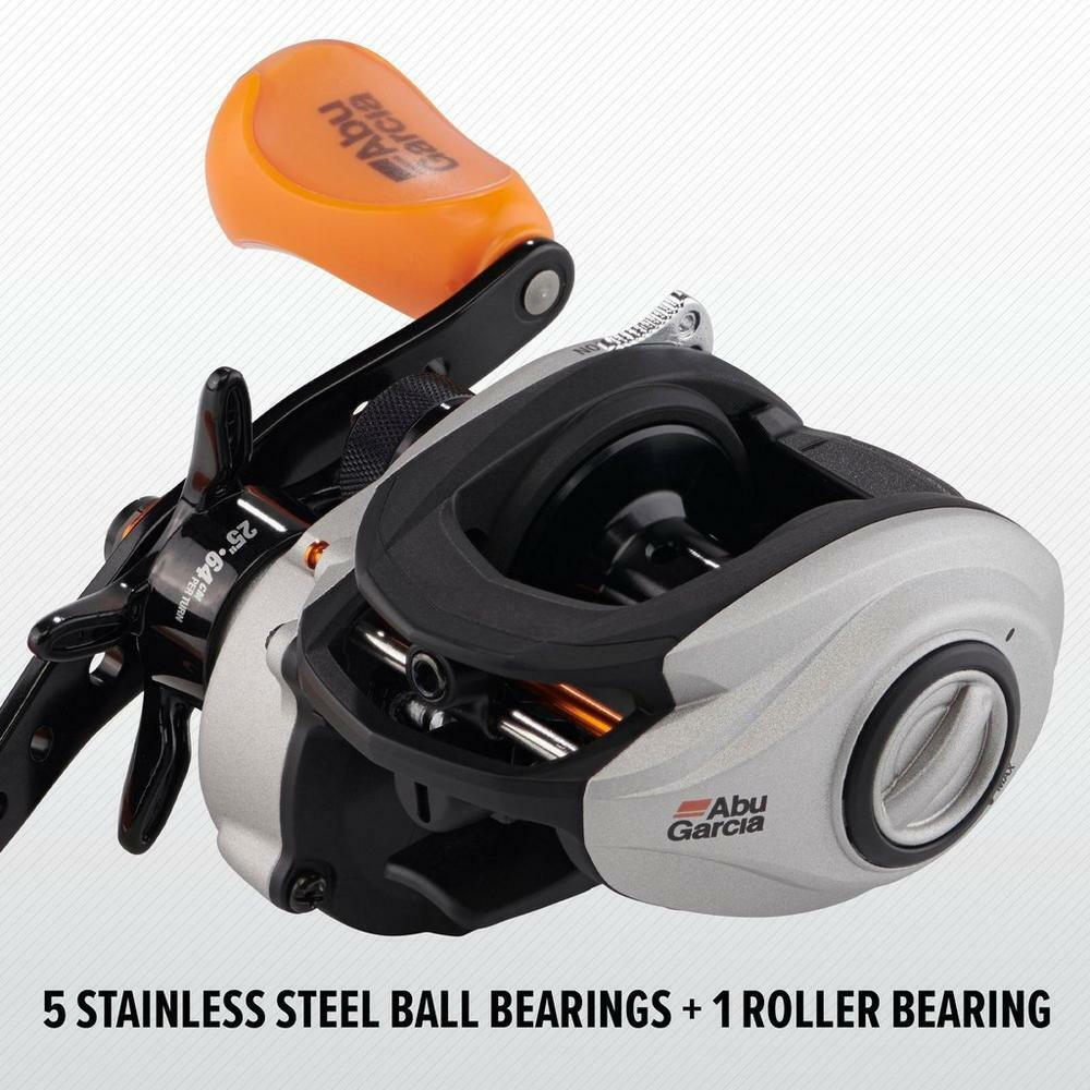 Abu Garcia MAX STX LP Baitcaster Fishing Reel + New 2022 Model + Braid Baitcast