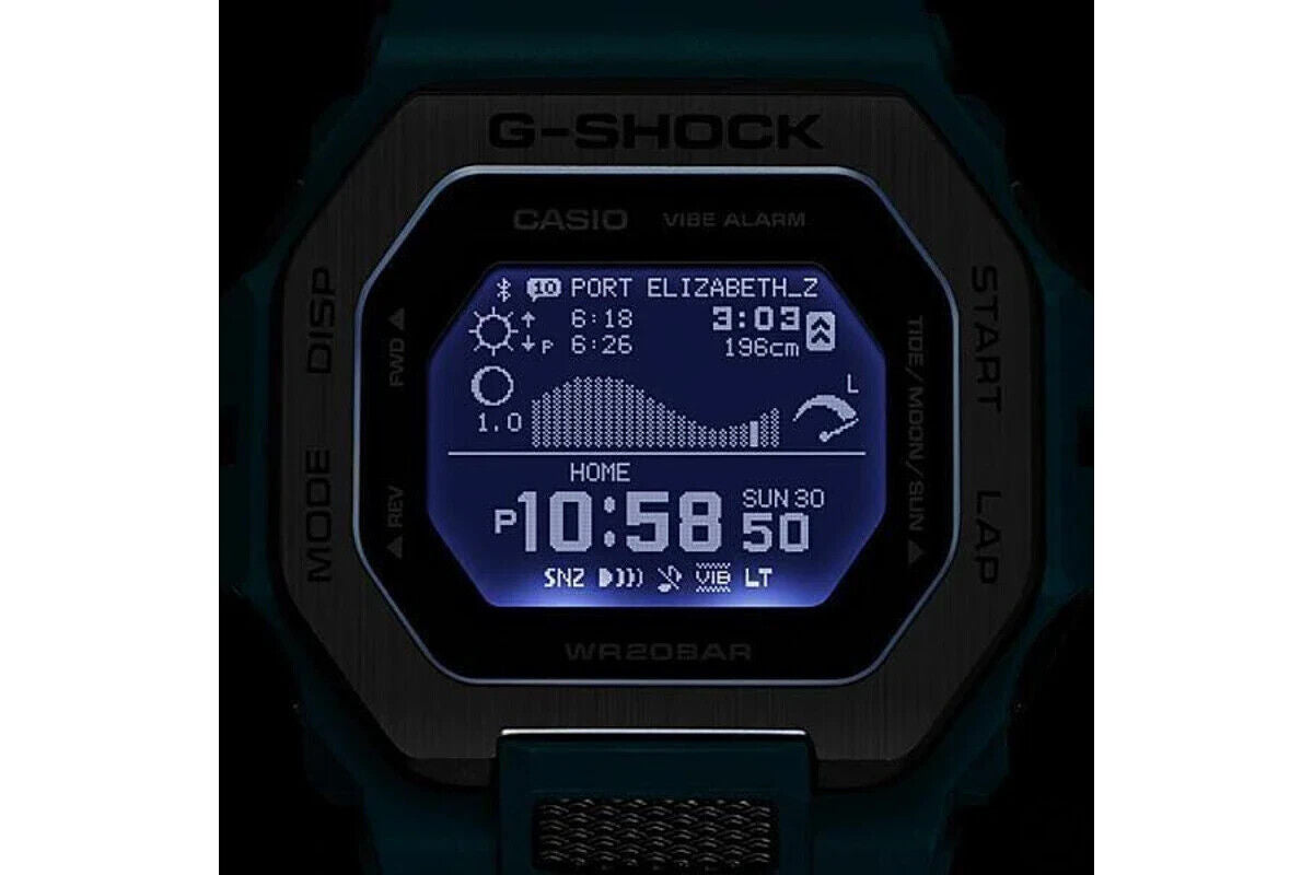 Casio G-Shock G-Lide Series GBX-100-7 - Analogue/Digital Watch Blue / WHITE