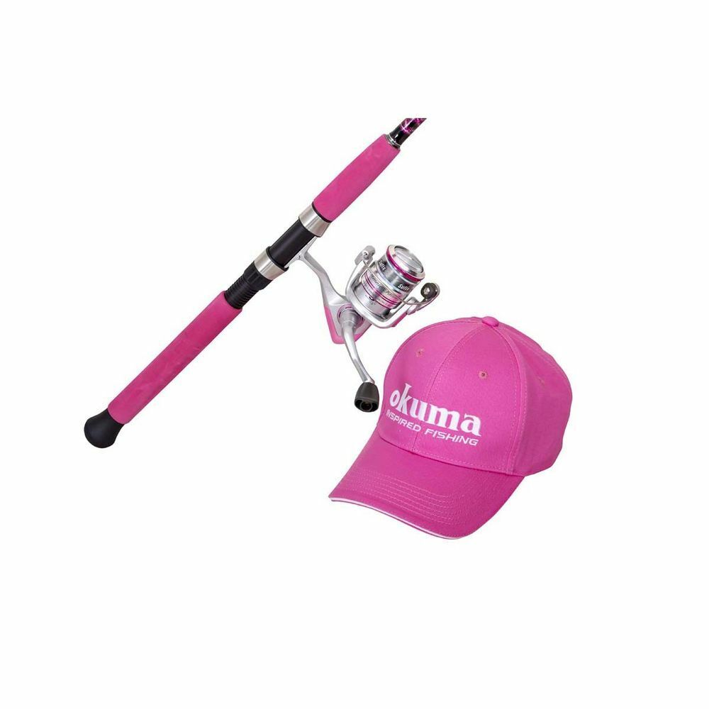 NEW RAPALA Femme Fatale Pink 662SPL Light Spin Rod & Reel Combo 2 Piece 3-5 kg