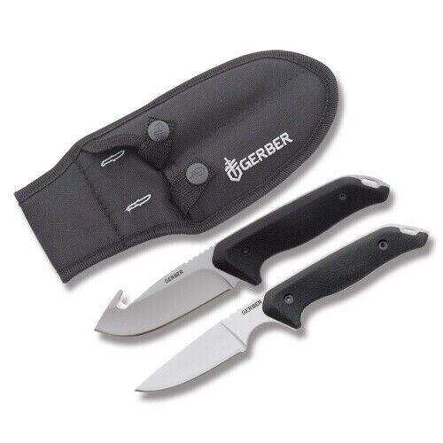Gerber Camping Hunting Moment Field Cleaning Knife Kit w/ Sheath 31-002218