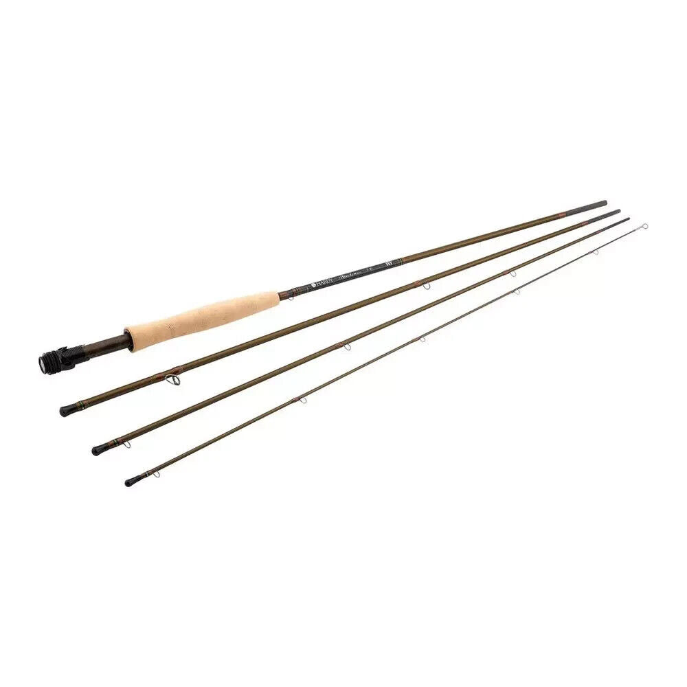Hardy Marksman Fly Fishing Rod 9' #6 HROMAR906 4 Pce Satin Bronze