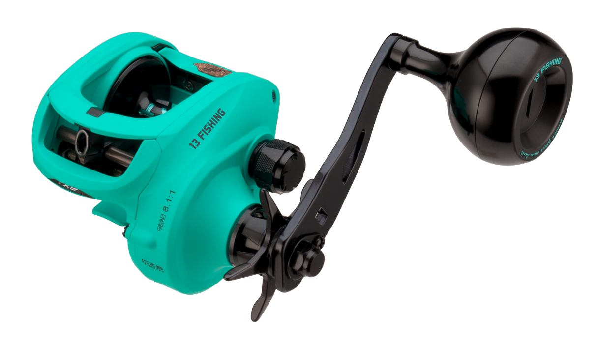 13 FISHING Concept TX3 Baitcast Reel RIGHT Hand - 8.1:1 + Braid 18Kg TX3-8.1-RH