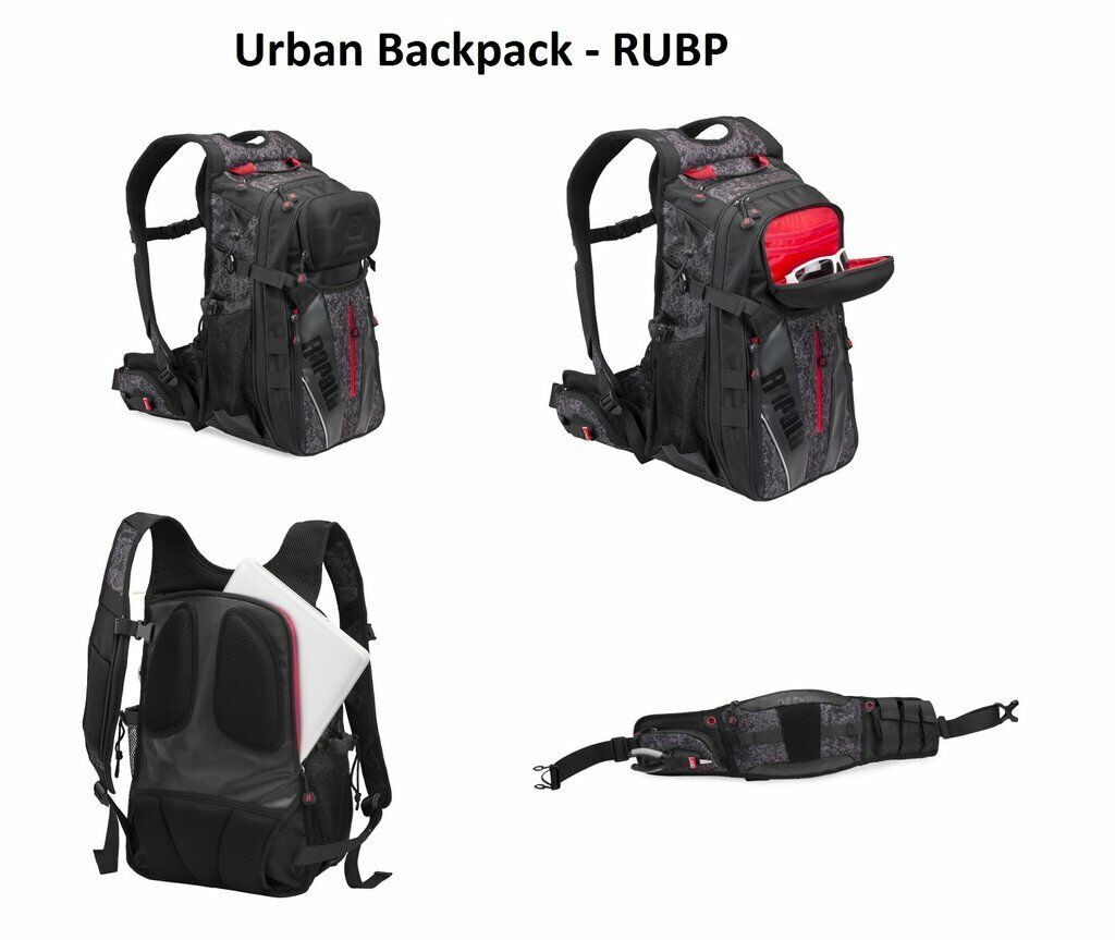 Rapala Urban Backpack Tackle Bag Tackle Management Storage - RUBP
