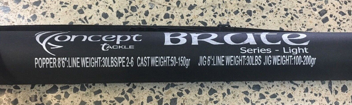 JIG / POP POPPER POPPING ROD 3 Piece + Hard Travel Case - Heavy Duty Rod