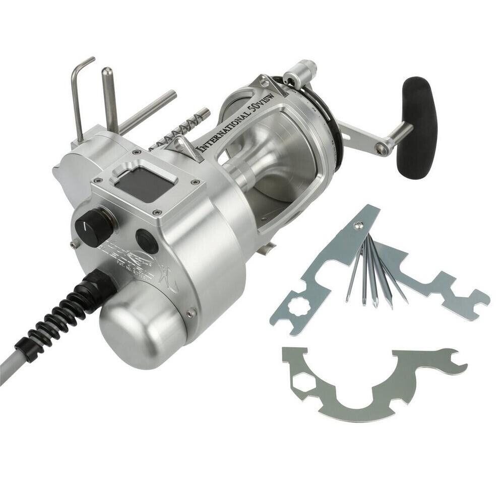 Hooker Electric Penn INTERNATIONAL VI INT50VISWSAS AutoStop Fish Overhead Reel