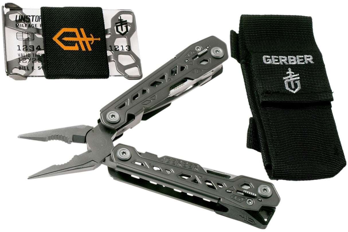 Gerber Truss Multi Tool and Barbill wallet combo + Gift Tin 3868