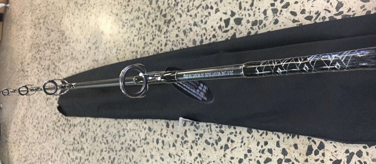 JIG / POP POPPER POPPING ROD 3 Piece + Hard Travel Case - Heavy Duty Rod