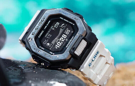 Casio G-Shock G-Lide Series GBX-100-7 - Analogue/Digital Watch Blue / WHITE