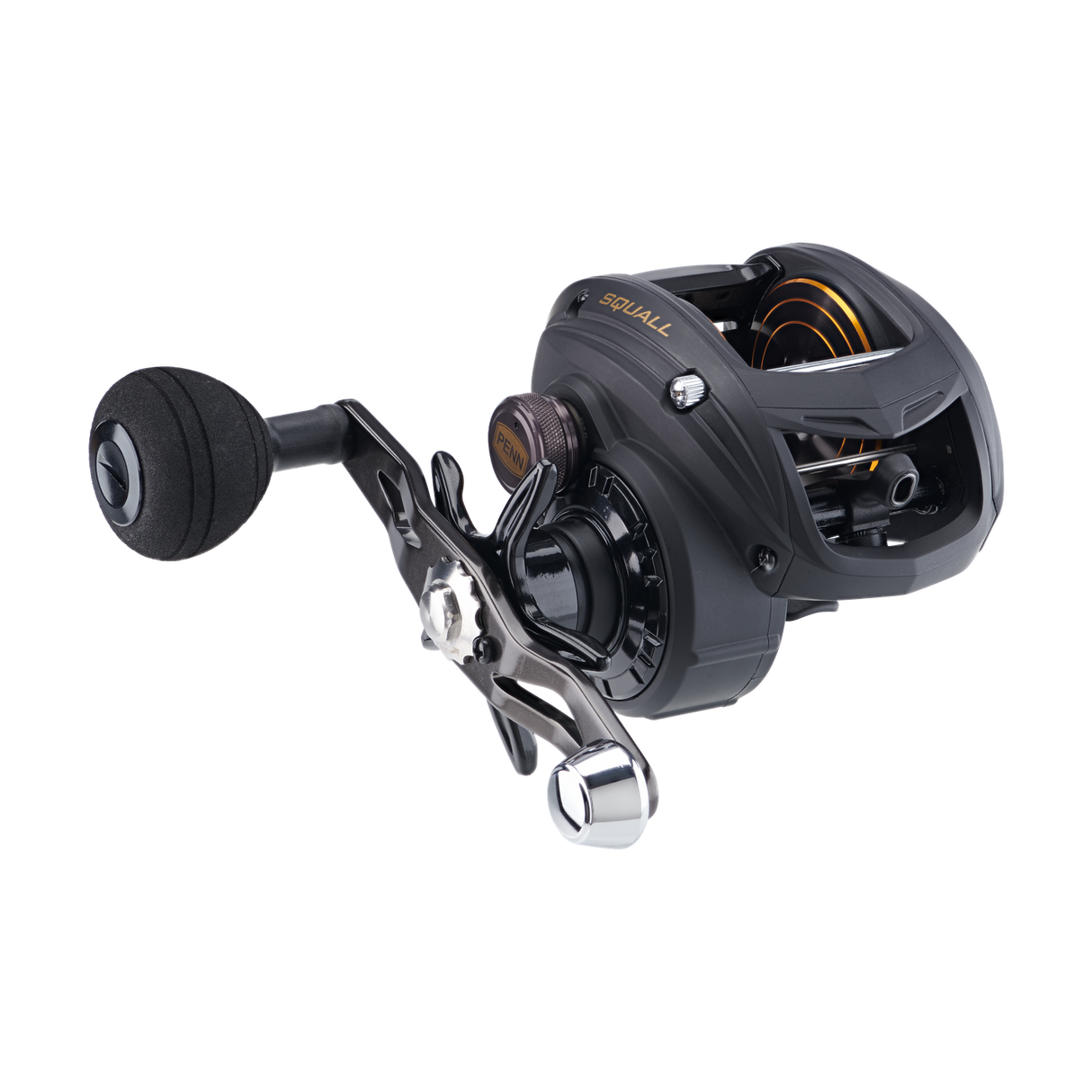 NEW Penn SQUALL Low Profile Baitcast Reel High Speed SQL400LP + Free Braid