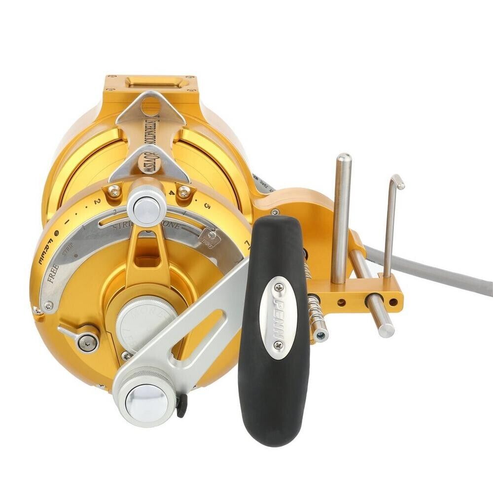 Hooker Electric Penn INTERNATIONAL VI INT80VISWAS AutoStop Fish Overhead Reel