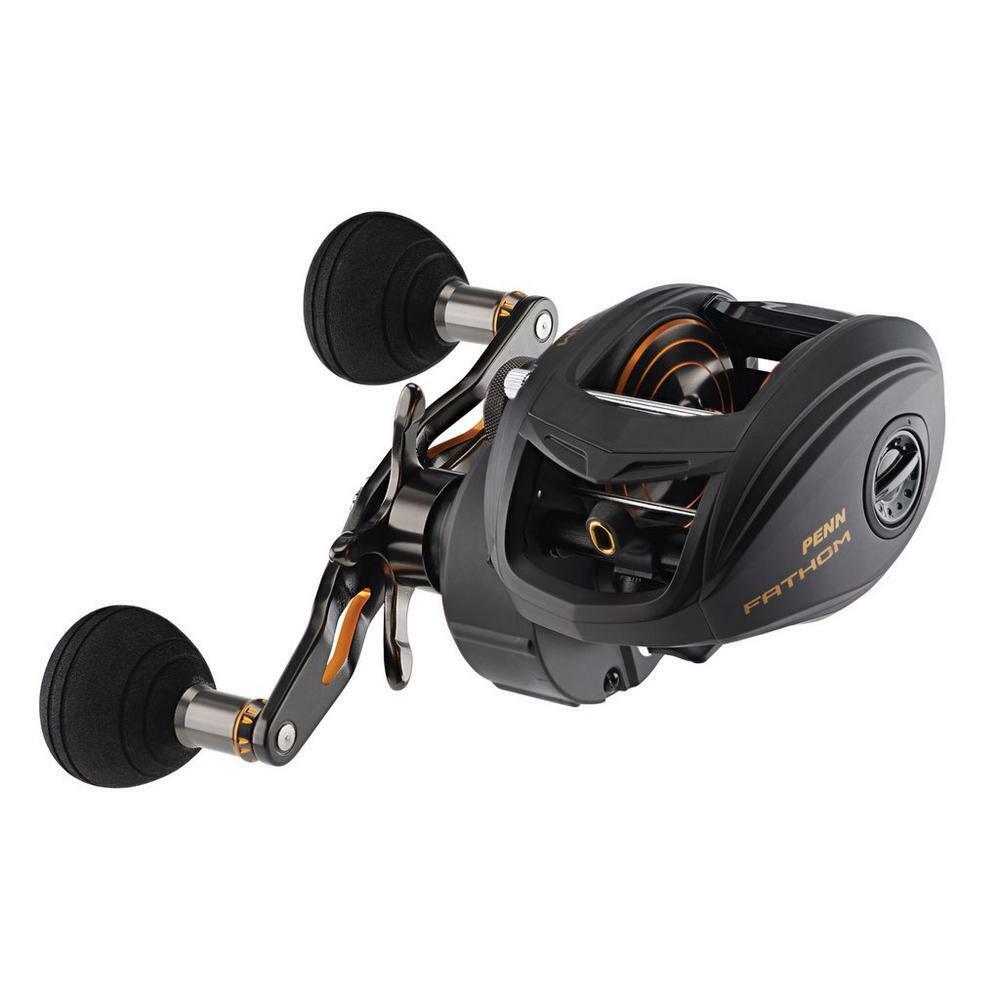 NEW Penn FATHOM Low Profile Baitcast Reel FTH400LP + Free Braid