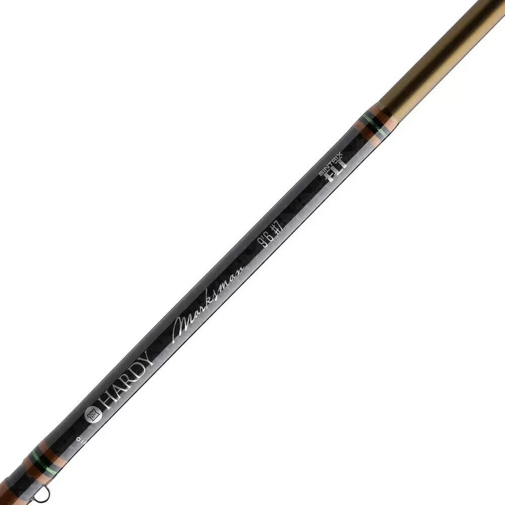Hardy Marksman Fly Fishing Rod 9' #6 HROMAR906 4 Pce Satin Bronze