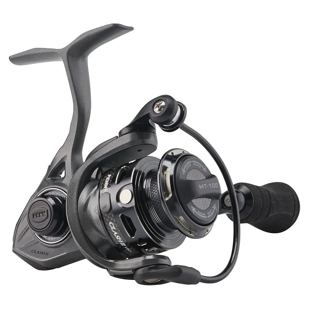 Penn Clash II 3000 Spinning Fishing Reel 1522158 Grey / Black + Warranty