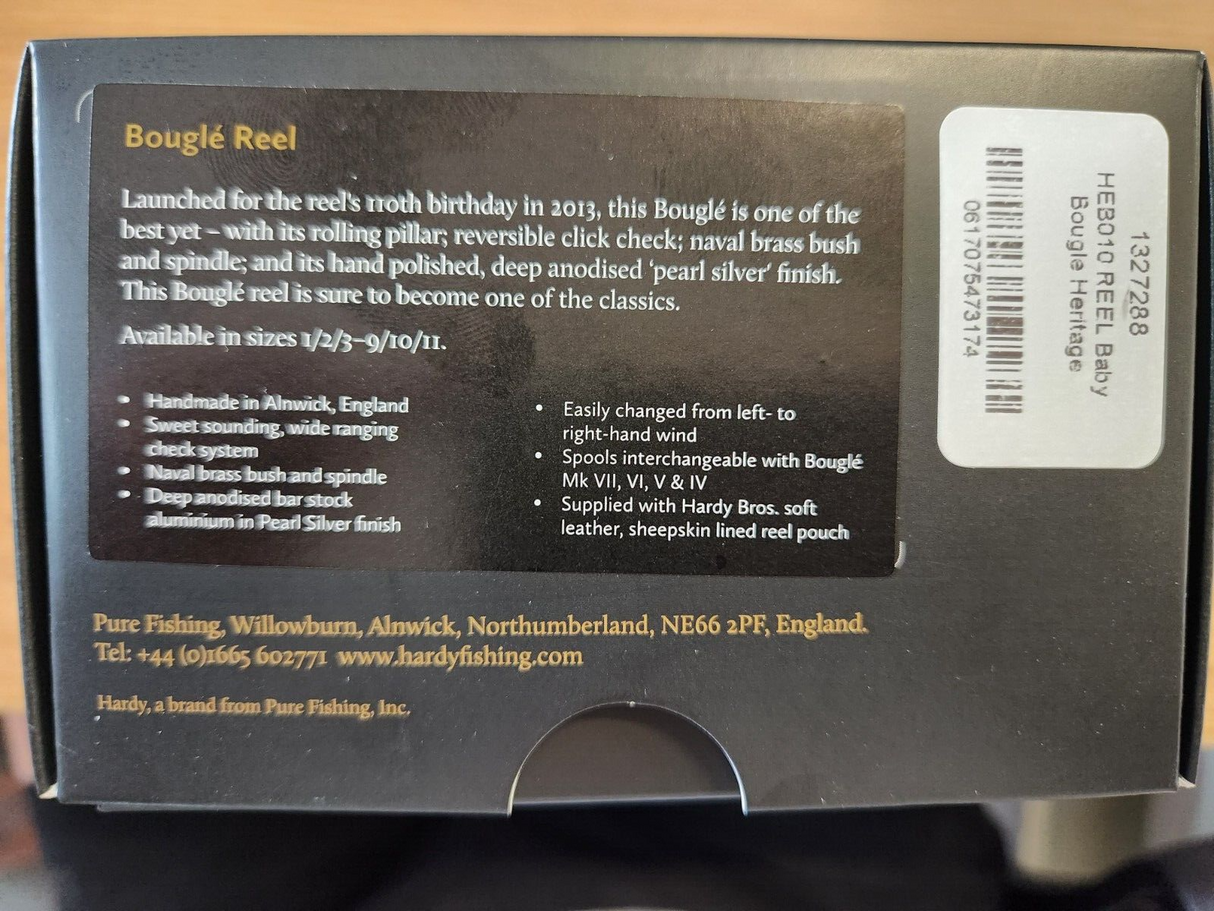 Hardy Baby Bouglé Bougle Heritage Series Fly Reel Fresh Water 1327288