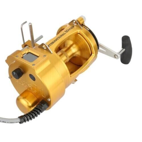 Hooker Electric Penn INTERNATIONAL VI INT130VISAS AutoStop Fishing Overhead Reel