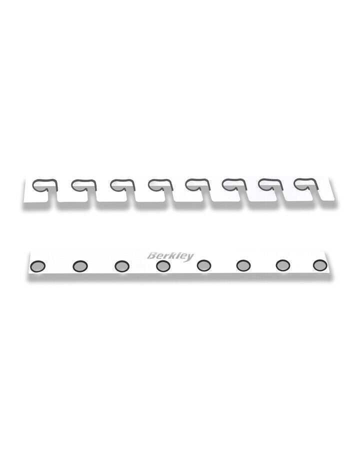 Berkley Wall and Ceiling Mount Rod Rack Holder White 8 Rods 1540219