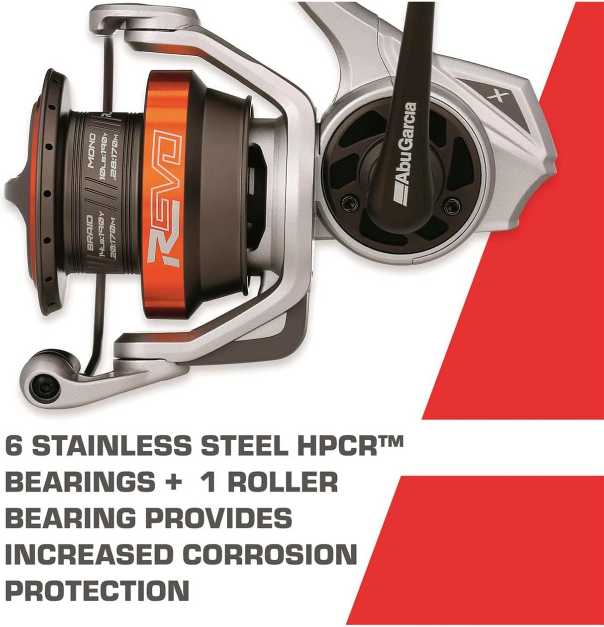 NEW 2023 - Abu Garcia Revo X Spinning Reel - 10 Spin SP10 REVO3 + Warranty