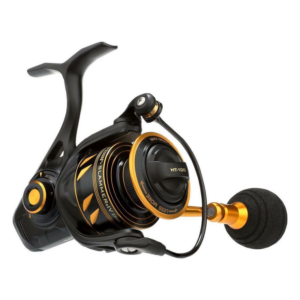 NEW 2021 Penn SLAMMER IV 4 SLAIV2500 Spin Reel SLA 2500 + FREE BRAID