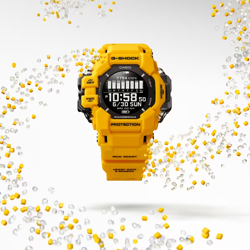Casio G-Shock GPR-H1000-9 MASTER OF G Series Rangeman GPS Measurement - Yellow