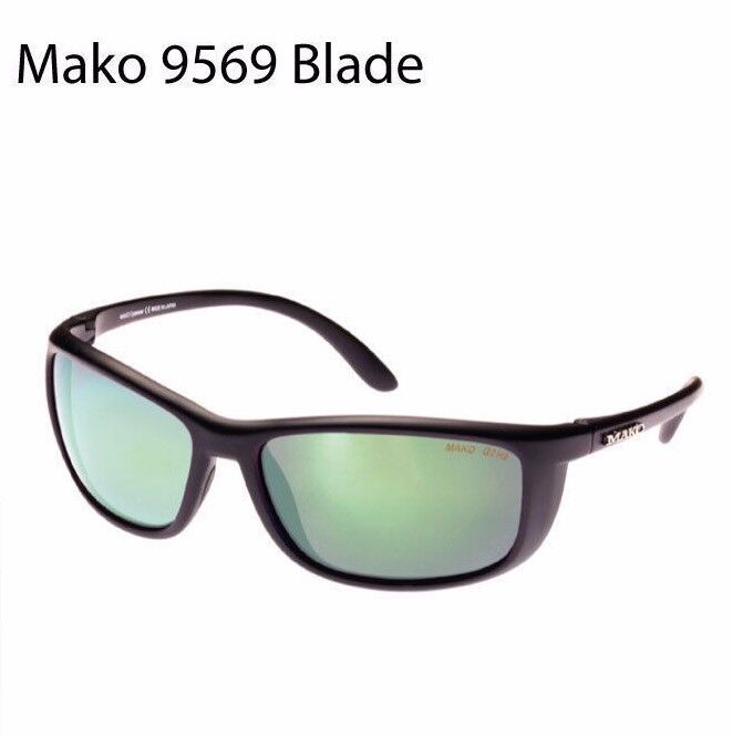 Mako Blade 9569 MO1 Matte Black Glass ROSE GREEN Mirror M01-G2H5