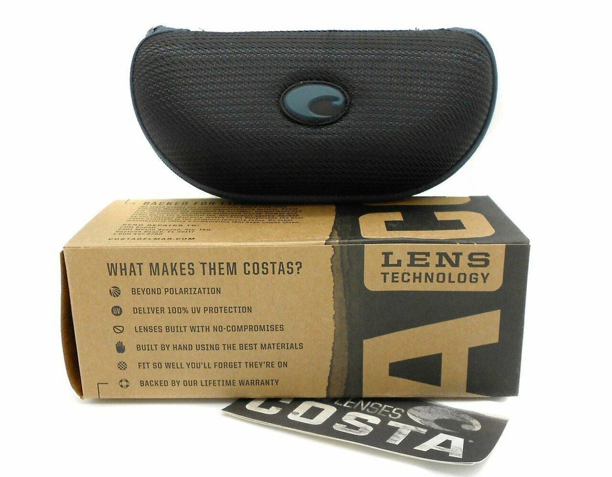 Costa Del Mar SLACK TIDE Shiny Black / Green Mirror Sunglasses 580G SLT11 OBMGLP