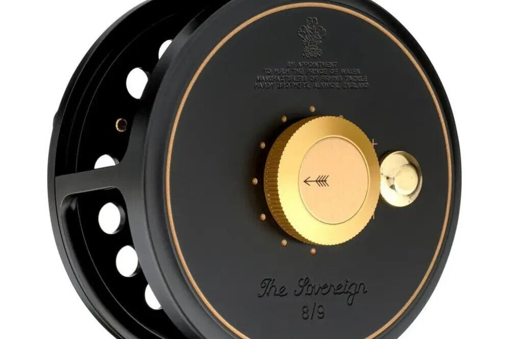 Hardy SOVEREIGN Fly Fishing Reel HRESOVRNBLK5/6 SPT 5/6 Black - 1579385