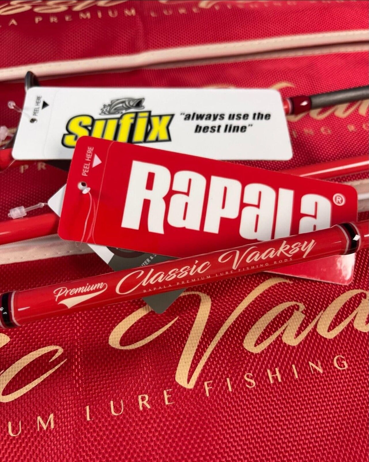 Rapala Vaaksy 6'6" 2 Piece 3.5-14g CVC662ML Casting Overhead Fishing Rod