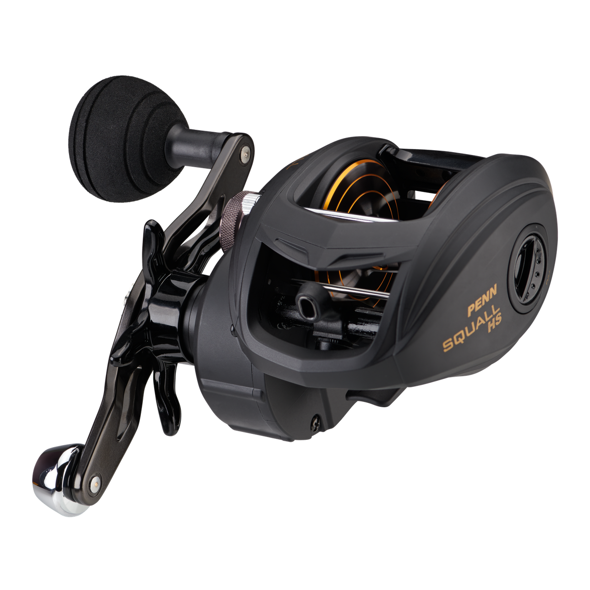 NEW Penn SQUALL Low Profile Baitcast Reel High Speed SQL400LP + Free Braid