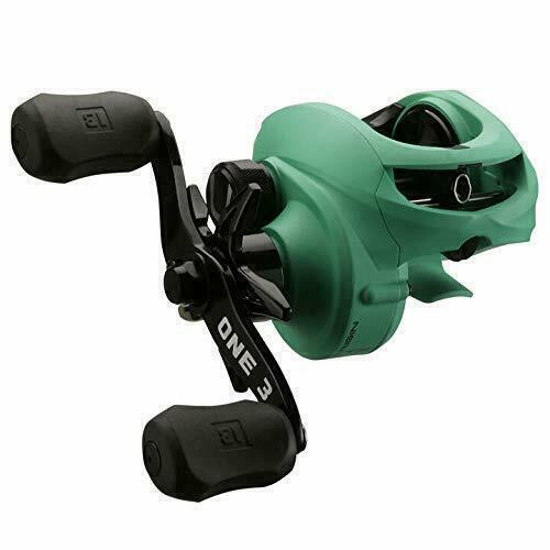 13 FISHING Origin TX - Low-Profile Baitcast Reel Left Hand - 7.3:1 Ratio + Braid