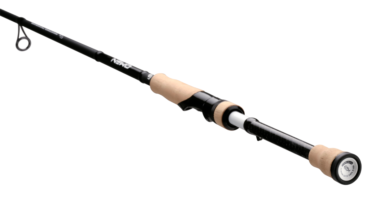 13 Fishing Omen Black Spinning Rod 7'1" 12-20 lb 2 Piece OBS71MH2