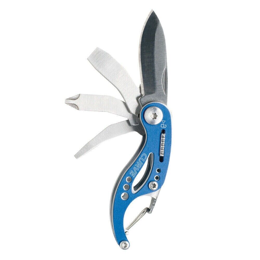 Gerber Clip n Go Curve blue stainless steel Multi Tool knife 31-000116