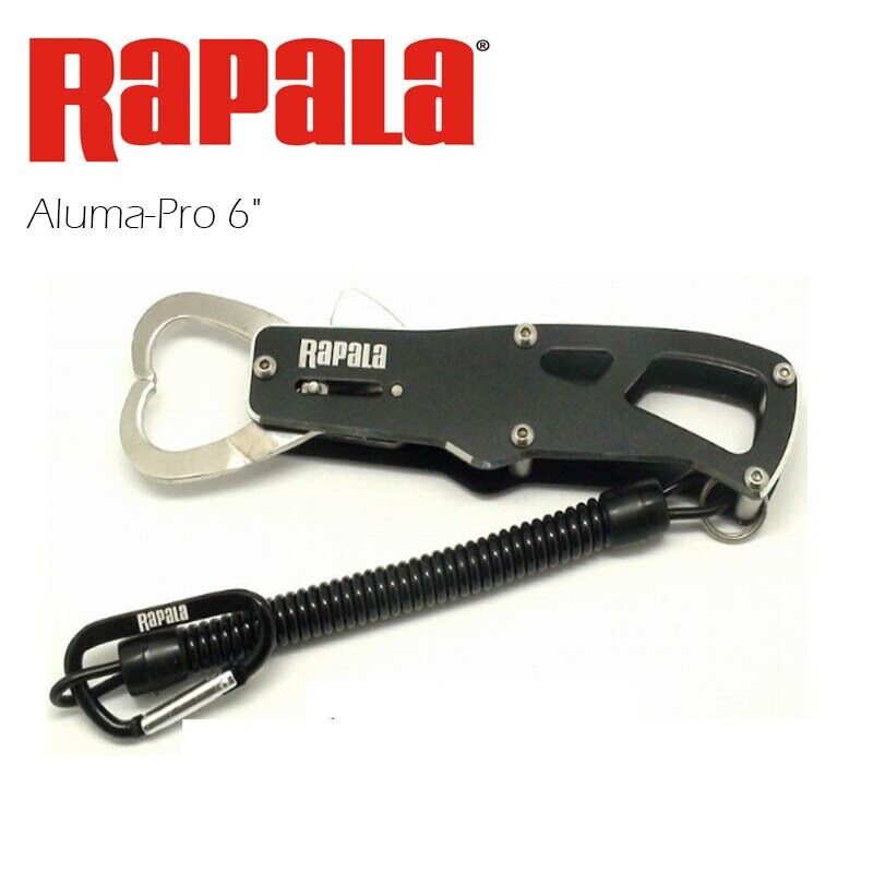 Rapala Aluma-Pro 6" Fish Lip Grips Gripper Anodized Aluminum Body Alumo