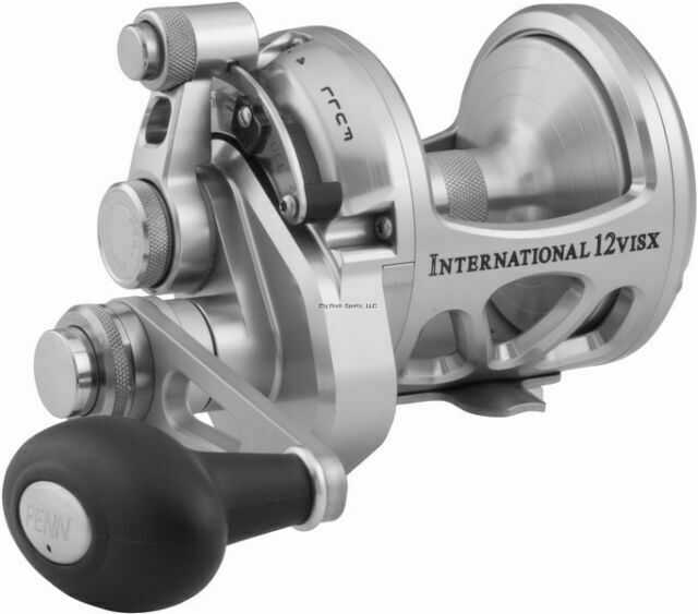 Penn INTERNATIONAL 12VISXS SILVER Series Two 2 Speed Reel - BRAND NEW 12 VISXS