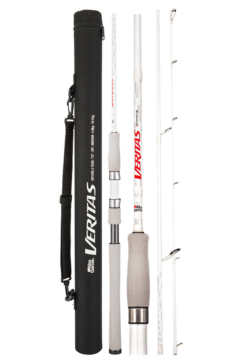 Abu Garcia Veritas V4 Travel Spin Graphite Fishing Rod 7'0" 3-6 kg 3 piece 703M