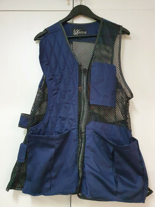 La Caccia Shooting Hunting Vest Navy Size S Small LCV-1280