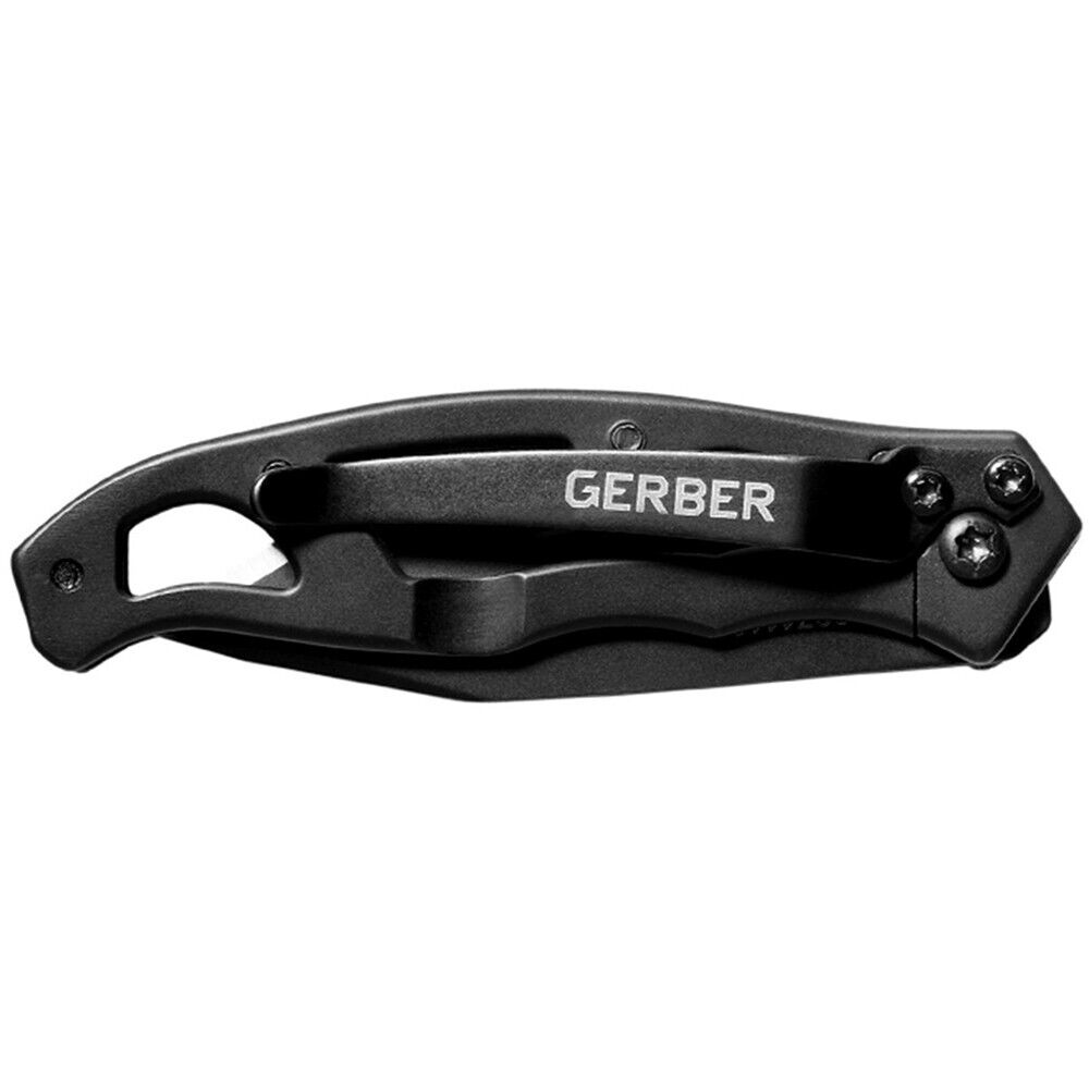 GERBER Paraframe Mini Tanto Black Folding Knife 31-001729