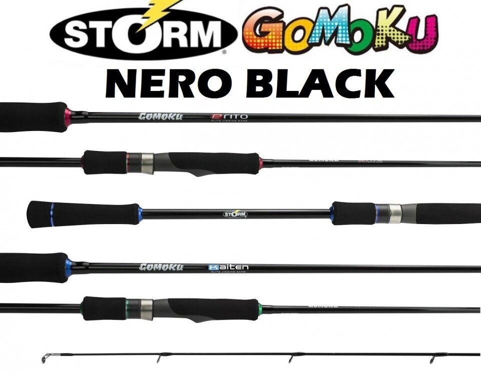 Storm Gomoku Nero ERITO 6' 1 Piece PE 0.8-1.5 Micro Jigging Overhead Light Rod