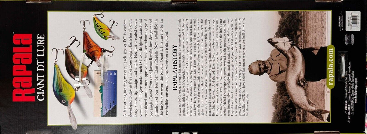 Rapala Giant Lure DT Fire Tiger - RGDT-FT