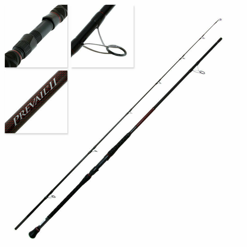 NEW 2019 Penn Prevail II 10' 10-24kg 2PC Overhead Surf Graphite Rod + Warranty